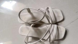 White Strappy Sandals