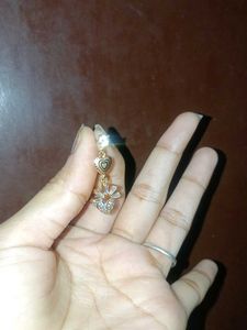 Korean sparkling Heart Dangle Earrings