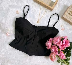 💜Chic Black Corset Top