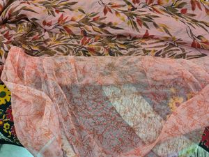 Chiffon Saree with Floral Print