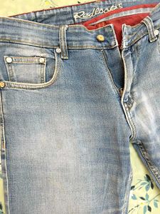 Light Wash Denim Jeans Men