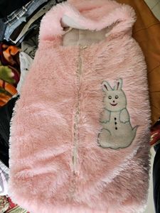Pink Bunny Baby Sleep Bag/Blanket
