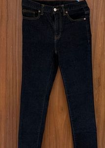 8 Seconds Korean Brand Dark Wash Skinny Jeans with