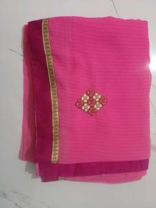 Beautiful Pink Saree