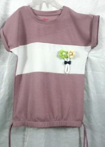 Cute Cloud Print Girls Pajama Set