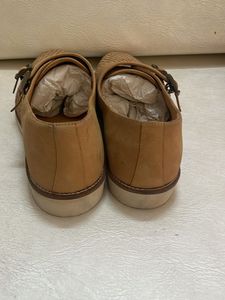 DRISH Woven Leather Monk Strap Shoes