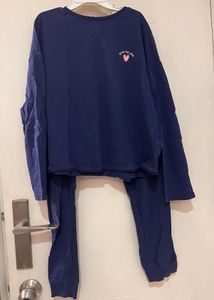 MARKS & SPENCER Cozy Blue Pajama Set