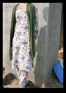 Floral Print Kurta with Salwar Set