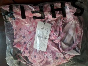 Pink Floral Print Sheath Dress