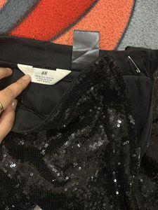 H&amp;M Sequin Flared Pants
