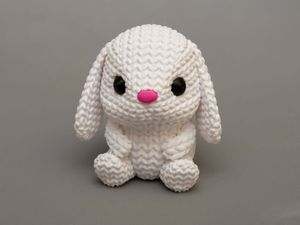 Luxe 3D Bunny Figurine
