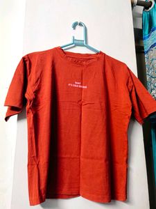 Red Graphic Print T-Shirt