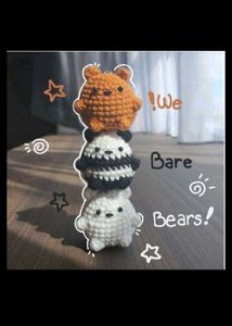 We Bare Bears Crochet Plushies