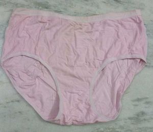 Comfortable Pink Cotton Briefs