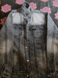 Gray Wash Denim Jacket