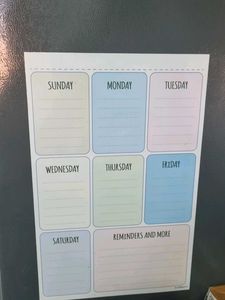 Weekly Magnetic Planner