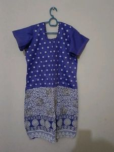 Polka Dot Blue Dress