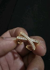 Sparkling Gold-Plated Ring