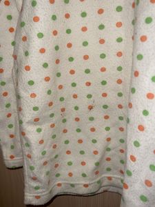 Cozy Polka Dot Tunic Top