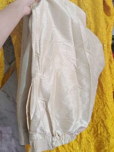 Beautiful Yellow Chikankari Kurta for men with pan