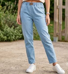 Light Wash Denim Pants