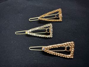 Sparkling Rhinestone Hair Clips