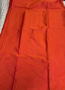 Elegant Orange Ethnic Saree
