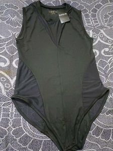 Sleek Black Shein Bodysuit