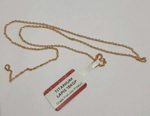 Titanium 18KGP Chain Necklace