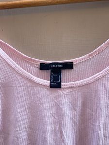 Light Pink Ribbed Bodysuit