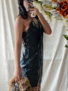 Hot Leather Faux Dress
