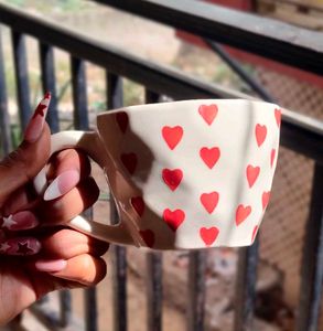 Pinterest-style cute cup with coaster