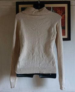 Cozy Beige Knit Sweater
