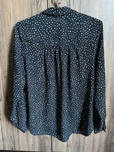H&amp;M Black &amp; White Polka Dot Blouse