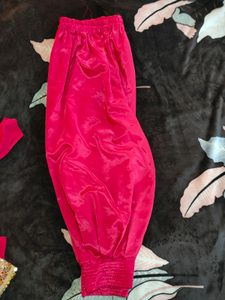 Pink Silk Suit