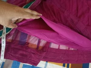 Embellished Magenta anarkali Kurta, bust 40 inches