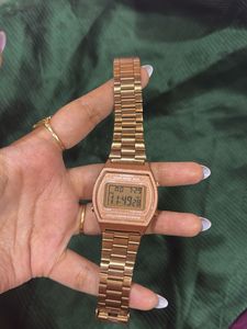 Casio Vintage Rose Gold Digital Watch
