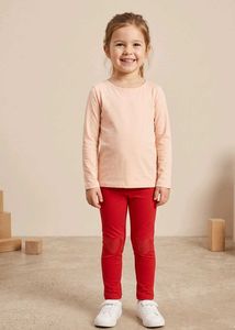 H&M Cute Peach & Red Leggings Set