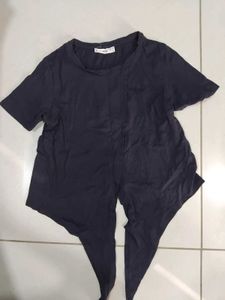 Mango Crop Top With A Knot