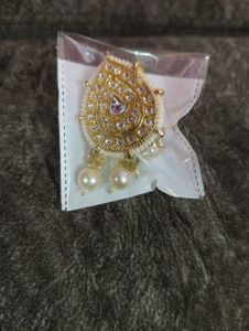 Elegant Pearl &amp; Kundan Ring
