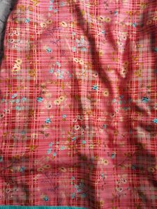 Elegant Pink &amp; Blue Kurta Set with Dupatta