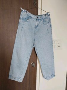 Light Wash Wide Leg Jeans