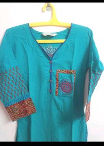 Turquoise Kurta