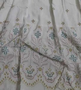 Embroidered White Sundress