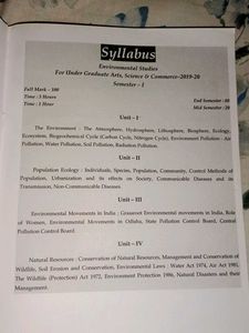 Environmental Studies Book