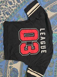 Y2K FITTED Black Graphic T-Shirt "03"