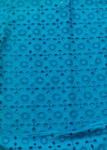 Beautiful Blue Eyelet kurti