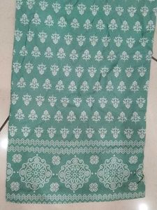 Flowy Green Printed Palazzo Kurta and Pants