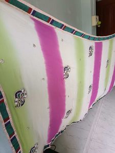 Embroidered chiffon Blend saree