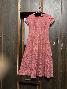 Elegant Lace A-Line Dress